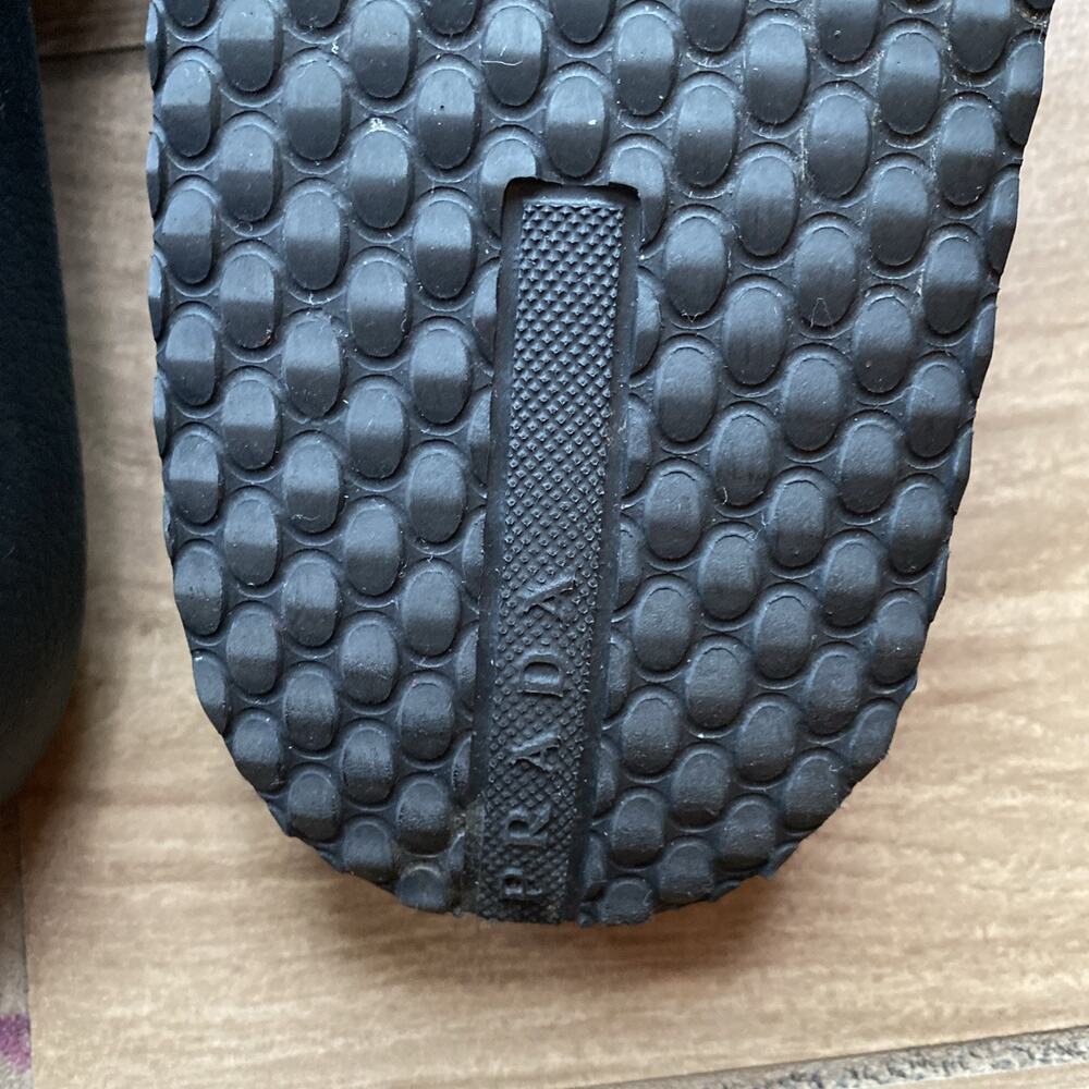 PRADA Sport Mens Black Red Gray White Logo Slides Sandals US Size 11 - Picture 8 of 9